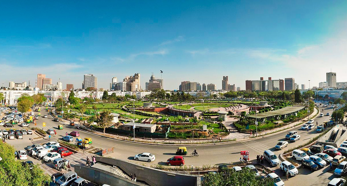 Площадь Коннот – современный район Дели
