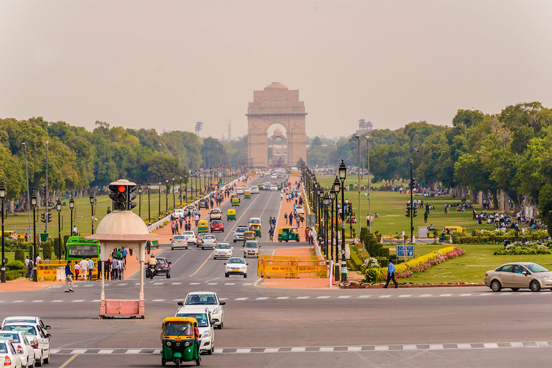Раджпатх – церемониальный проспект в центре Дели