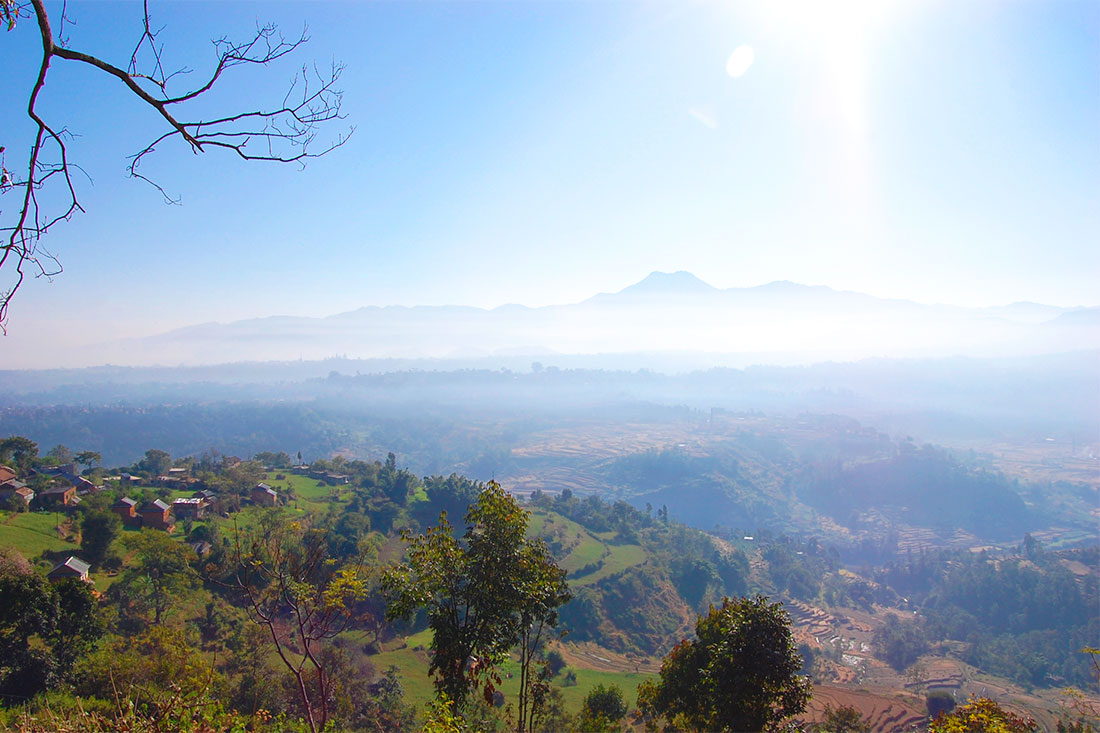Вид с горы Пхулхоки