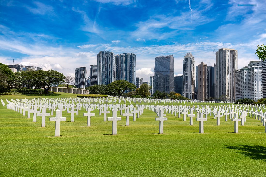 Американское мемориальное кладбище (American Military Cemetery in Fort Bonifacio)