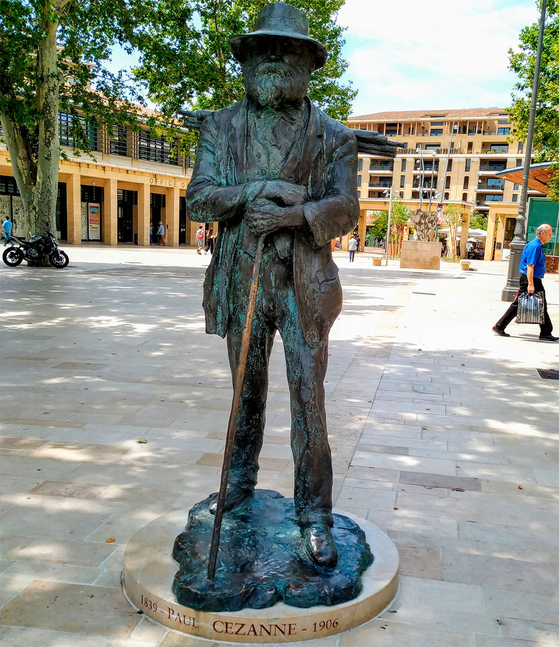 Статуя Поля Сезанна
