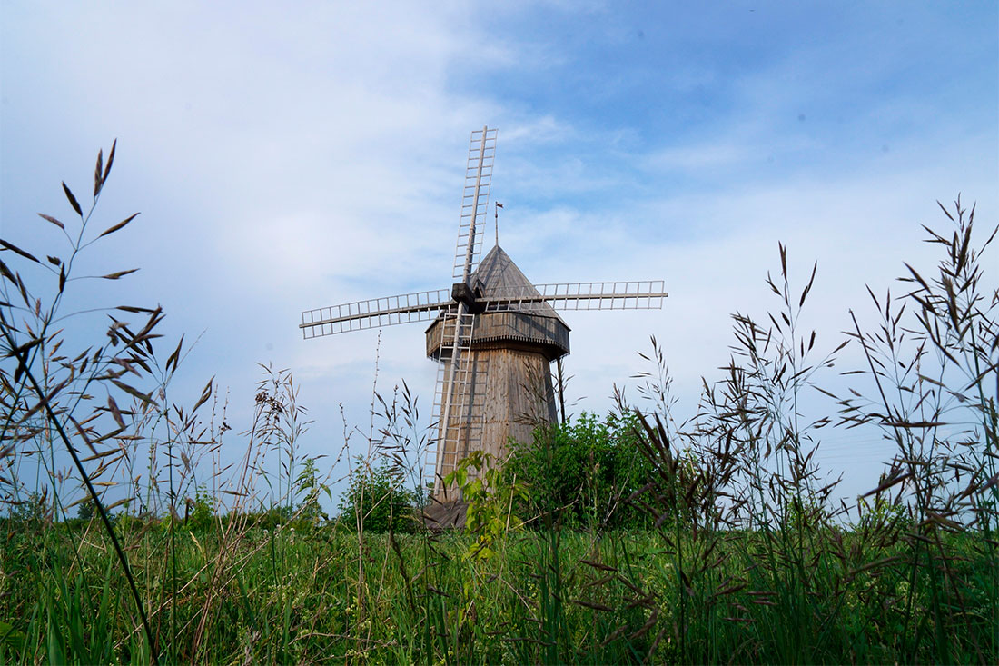 Деревянная Польно-Конобеевская ветряная мельница