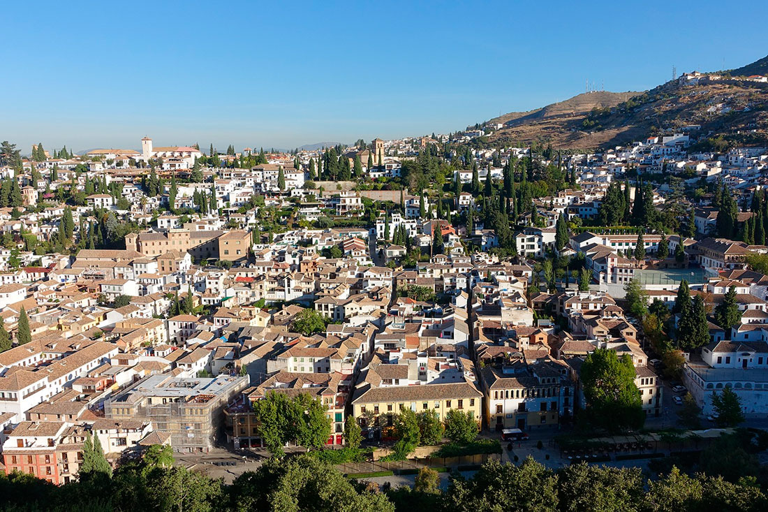 Вид на арабский квартал Альбайсин